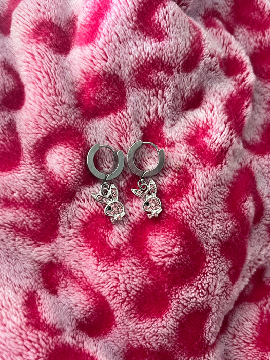 Crystal Bunny Earring