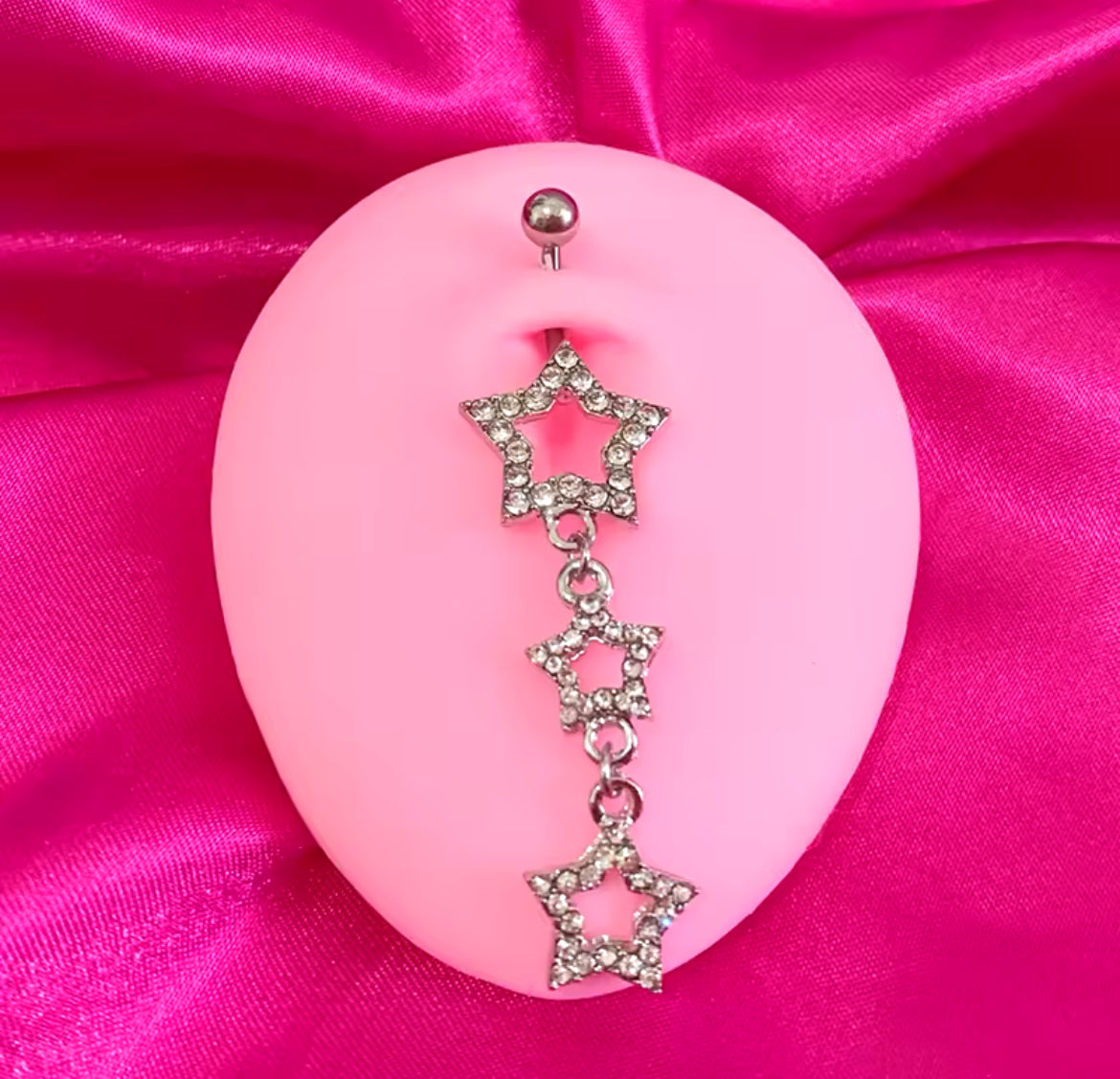 Rhinestone Star Belly Ring